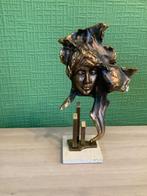 bronzen beeld kunstwerk, Antiek en Kunst, Antiek | Brons en Koper, Ophalen