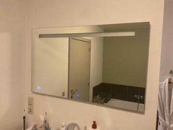 Badkamerspiegel, Huis en Inrichting, Ophalen, 100 tot 150 cm, Zo goed als nieuw, Minder dan 25 cm