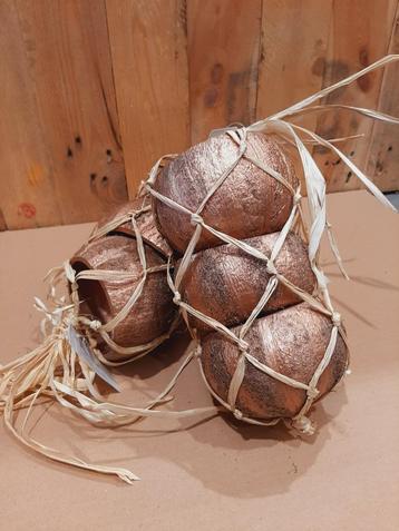 Lot decoratieve kokos kommen set/3 beschikbaar voor biedingen
