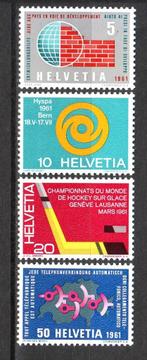 Postzegels Zwitserland (10): postfris tussen nr. 673 en 1608, Timbres & Monnaies, Timbres | Europe | Suisse, Enlèvement ou Envoi