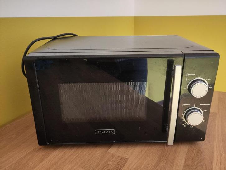 Microgolfoven, Elektronische apparatuur, Microgolfovens, Gebruikt, Vrijstaand, Microgolfoven, Minder dan 45 cm, Draaiplateau, Ophalen