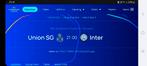 2 tickets CL Union SG vs Inter 21/10 lTribune 4 Zone  N16)