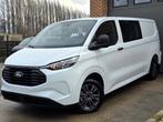 Ford Transit Custom PHEV 227 PK - Dub Cab 6ZIT - NIEUW 0KM, Stof, Wit, Bedrijf, Diesel
