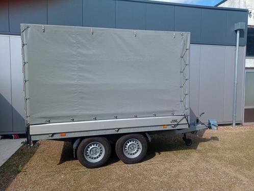 geremde aanhangwagen met zeil, Auto diversen, Aanhangwagen-onderdelen, Gebruikt, Ophalen
