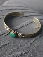 Mooi echt thibetaans antiek armband zilver met halfedelsteen, Nieuw, Ophalen of Verzenden, Met edelsteen, Zilver