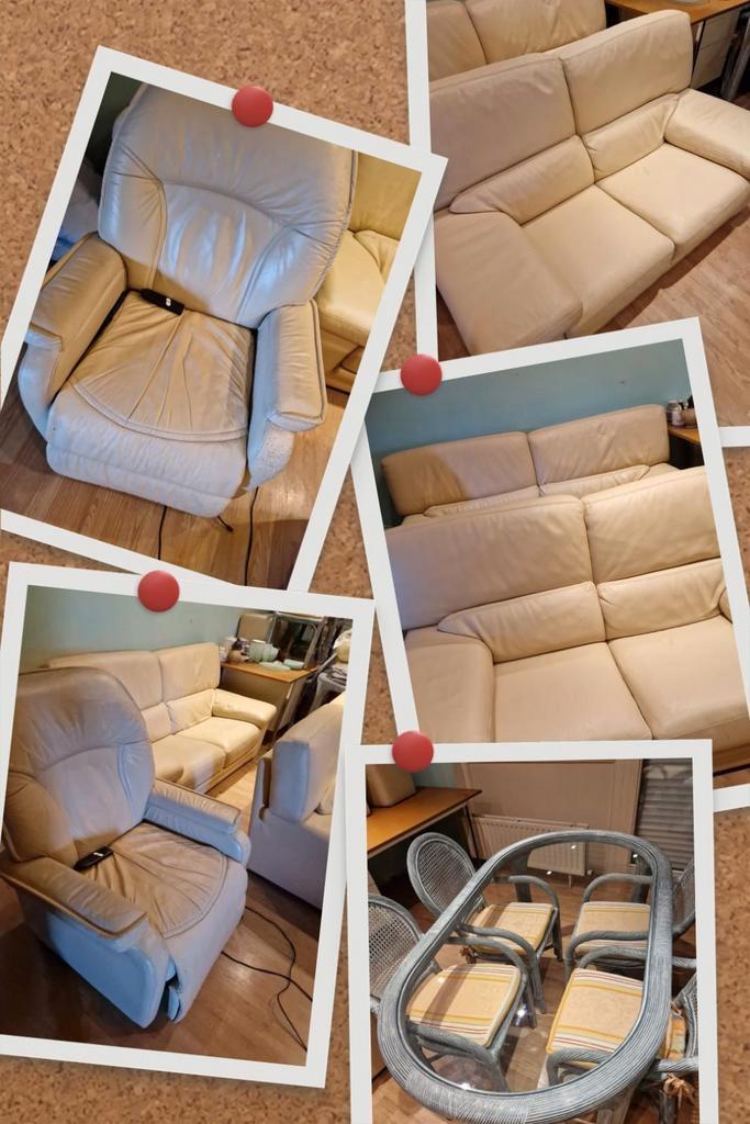 Volledig salon, Huis en Inrichting, Zetels | Voetbanken en poefs, Gebruikt, Ophalen