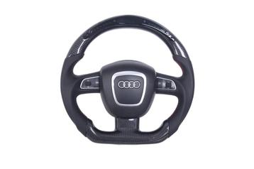 Audi RS carbon & leder sportstuur / stuurwiel 2010-2016 beschikbaar voor biedingen