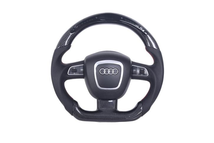 Audi RS carbon & leder sportstuur / stuurwiel 2010-2016, Auto-onderdelen, Besturing, Audi, Nieuw, Verzenden