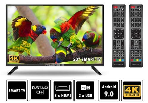 250 NIEUWE 50" 120 cm 4K Ultra HD Smart tv's 349 € !, Audio, Tv en Foto, Televisies, Nieuw, LED, 100 cm of meer, Overige merken