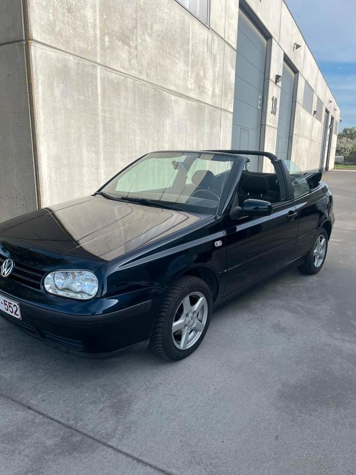 Volkswagen golf4 cabrio, Auto's, Volkswagen, Particulier, Benzine, Euro 4, Cabriolet, 2 deurs, Handgeschakeld, Zwart, Ophalen