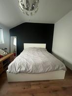 Bed 160 x 200 - wit, Huis en Inrichting, Slaapkamer | Bedden, Wit, Tweepersoons, Ophalen of Verzenden, Zo goed als nieuw