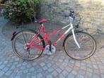 Kinderfiets 24 meisje , wit , rose , volledig in orde, Fietsen en Brommers, Ophalen, Zo goed als nieuw, 24 inch, Handrem