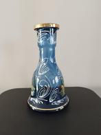 2x shisha kobalt blauw fles waterpijp, Ophalen of Verzenden, Zo goed als nieuw, (Water)pijp
