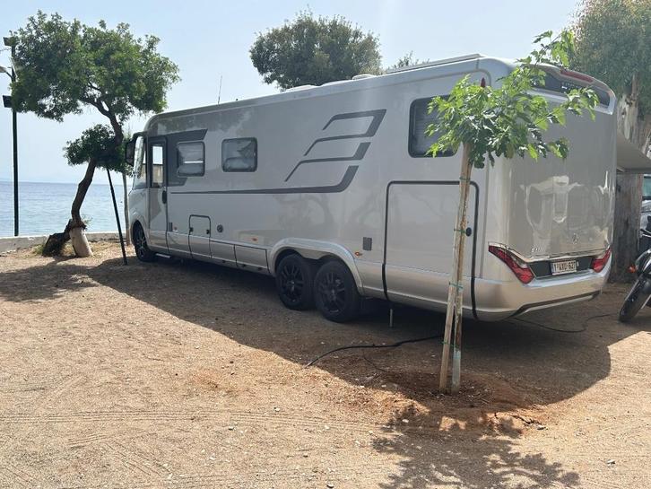 Hymer 880 ML EP levelsysteem Airco 2 x TV  Starlink systeem, Caravans en Kamperen, Mobilhomes, Particulier, tot en met 4, Integraal