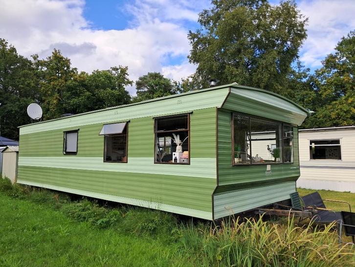 Stacaravan omgeving Mol, Caravans en Kamperen, Caravans, Particulier, tot en met 4, 2 aparte bedden, Queensbed, Douche, Gascomfoor