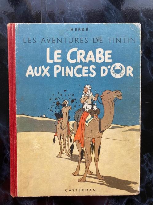 TINTIN - LE CRABE AUX PINCES D'OR -EO kleur - A22 - 1944, Boeken, Stripverhalen, Gelezen, Eén stripboek, Ophalen of Verzenden