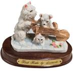 Foreign beeldje West Highland Terriër , Enlèvement, Comme neuf