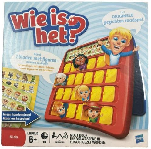 Wie is het Hasbro gezelschapsspel spel bordspel compleet, Hobby en Vrije tijd, Gezelschapsspellen | Bordspellen, Zo goed als nieuw
