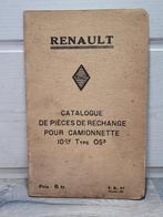 Renault Camionnette 10cv type OS3 -1931- Catalogue Piece, Enlèvement ou Envoi