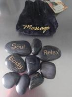 9 stenen voor hot stone massage, Comme neuf, Enlèvement ou Envoi