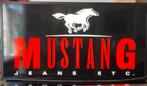 Prachtige MUSTANG JEANS lichtreclame, Ophalen, Zo goed als nieuw, Lichtbak of (neon) lamp
