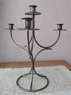 metalen kandelaar, 25 tot 50 cm, Ophalen of Verzenden, Zo goed als nieuw, Metaal