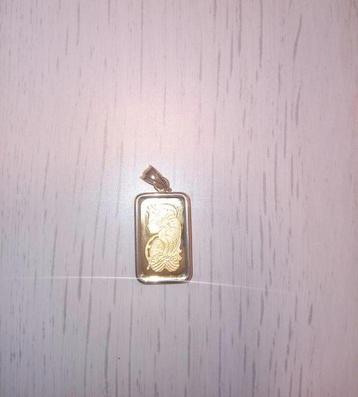 Goud PAMP Suisse Lady Fortuna 24k bezel 14k beschikbaar voor biedingen