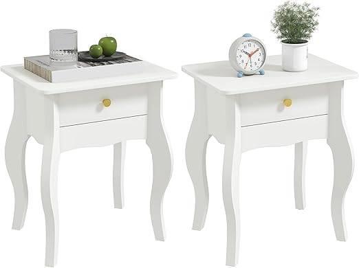 Ensemble de 2 tables d'appoint | Blanc | LIVRAISON GRATUITE, Maison & Meubles, Accessoires pour la Maison | Autre, Neuf, Envoi