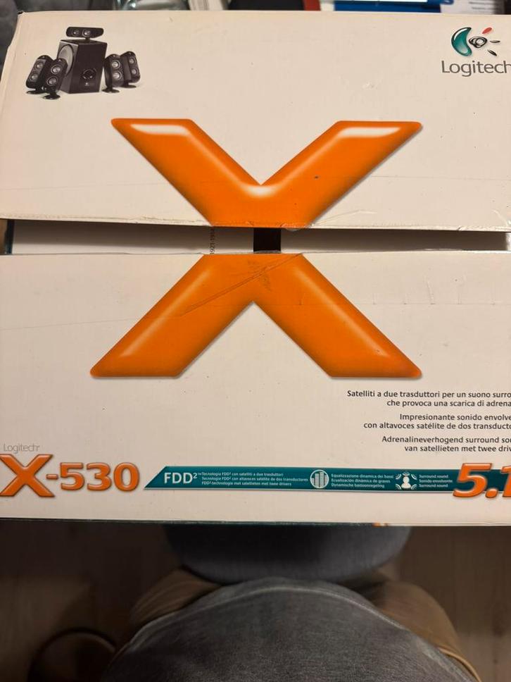 Logitech X-530 5.1 surround speaker luidspreker, Computers en Software, Pc speakers, Ophalen