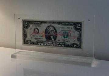 Ticket gesigneerd door Andy Warhol. Verkocht met certificaat beschikbaar voor biedingen
