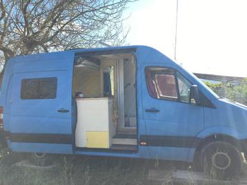Campervan Mercedes Sprinter, Caravans en Kamperen, Mobilhomes, Bus-model, Mercedes-Benz, Diesel, Tot en met 3