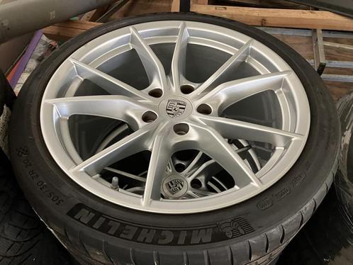 Originele Porsche 911 992 C4 velgen met MICHELIN 305-30-20 i, Auto-onderdelen, Banden en Velgen, Banden en Velgen, Zomerbanden