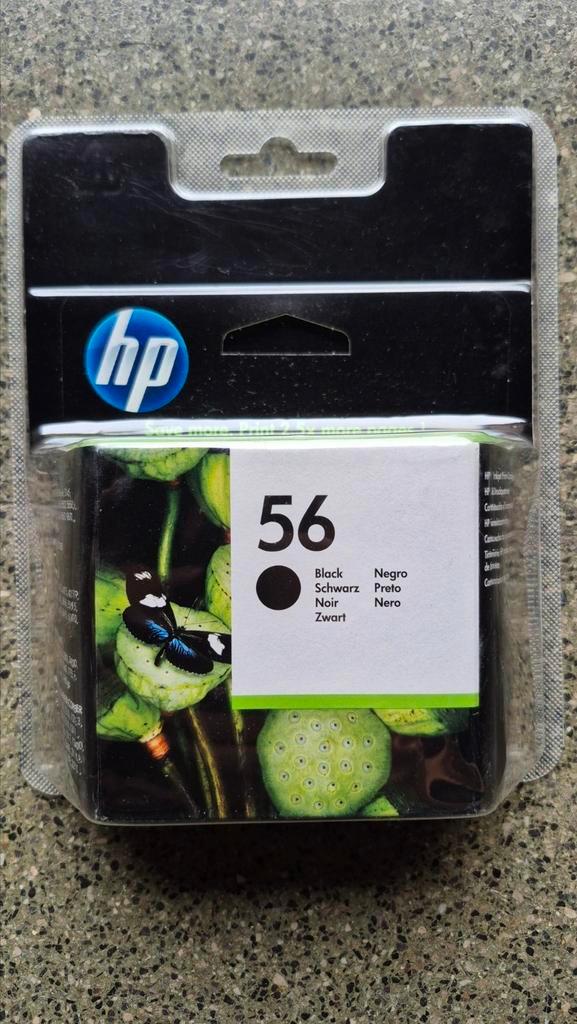 HP 56 originele zwarte inktcartridge, Computers en Software, Printerbenodigdheden, Nieuw, Cartridge, Ophalen of Verzenden