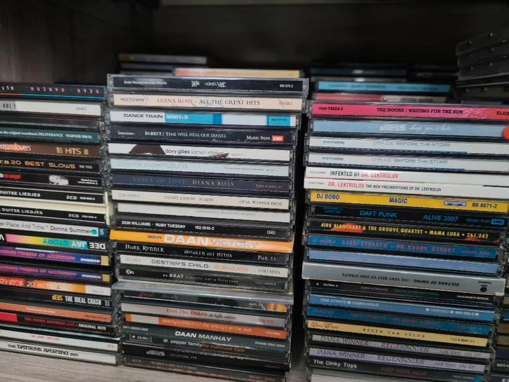 +1.800 cd’s te koop, Cd's en Dvd's, Cd's | Rock, Zo goed als nieuw, Ophalen of Verzenden
