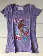 t-shirt H&M surfprint 146 152, Gebruikt, Meisje, H&M, Ophalen of Verzenden