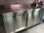 Inox kast met schuifdeuren, Ophalen, Gebruikt, Inox Meubilair