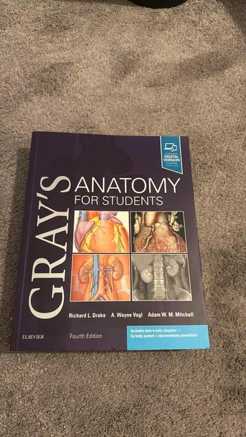 Gray’s Anatomy for Students - 4th Ed (Drake, Vogl, Mitchell) beschikbaar voor biedingen