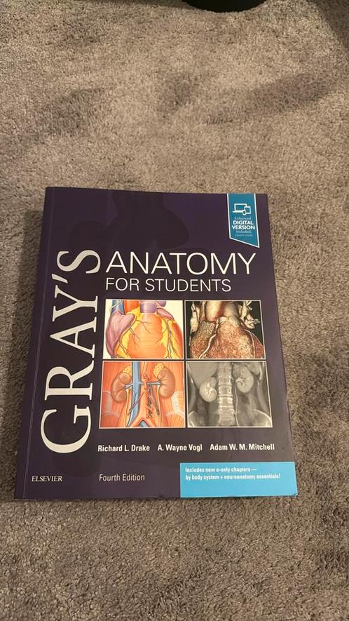 Gray’s Anatomy for Students - 4th Ed (Drake, Vogl, Mitchell), Boeken, Wetenschap, Zo goed als nieuw, Overige wetenschappen, Ophalen of Verzenden