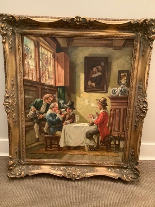 Schilderij Hermann Prediger 1886, Antiek en Kunst, Kunst | Schilderijen | Klassiek, Ophalen of Verzenden