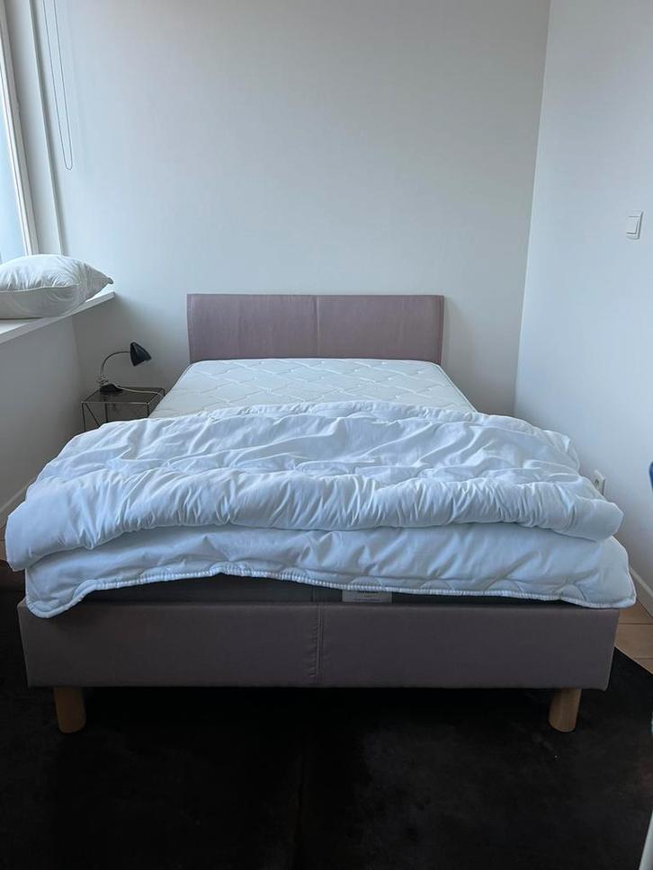 twijfelaar van 1m20 met matras, Huis en Inrichting, Slaapkamer | Boxsprings, Zo goed als nieuw, 200 cm, Twijfelaar, Ophalen