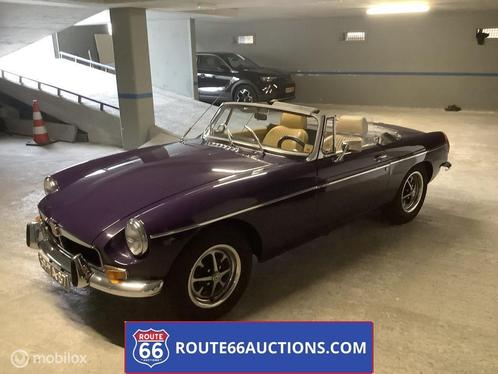 MGB Cabrio | 1973 | Route 66 Auctions, Auto's, Oldtimers, Bedrijf, Te koop, MG, Benzine, Overige carrosserie, Handgeschakeld, Zwart