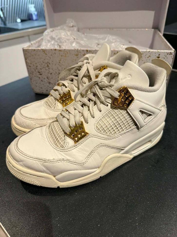 Air Jordan 4, Kleding | Dames, Schoenen, Gedragen, Sneakers, Wit, Ophalen