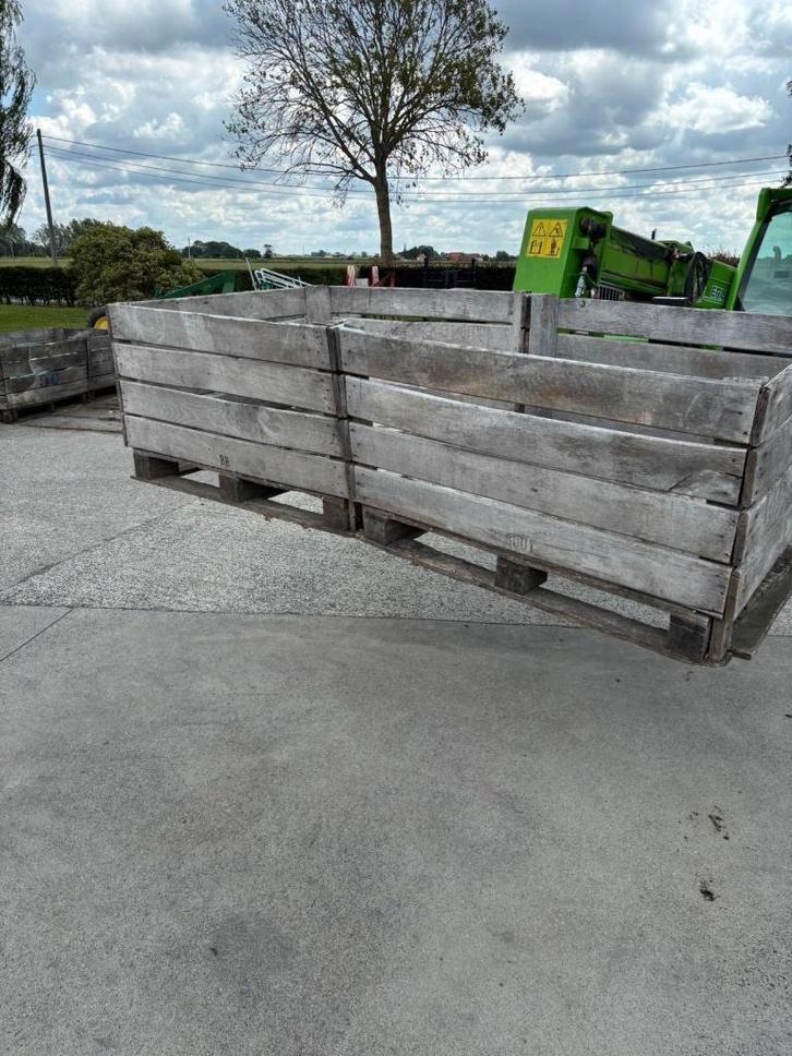 Houten kist - container - opbergen materiaal, Doe-het-zelf en Bouw, Hout en Planken, Gebruikt, Pallet, Overige houtsoorten, 200 tot 250 cm