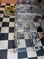 Plexiglas stoelen, Ophalen of Verzenden, Zo goed als nieuw