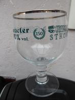 verre a bière Chimay 150 ans écriture verte, Collections, Enlèvement ou Envoi, Utilisé, Verre ou Verres