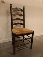 6 rustieke stoelen, Huis en Inrichting, Stoelen, Gebruikt, Bruin, Rustiek, Ophalen of Verzenden