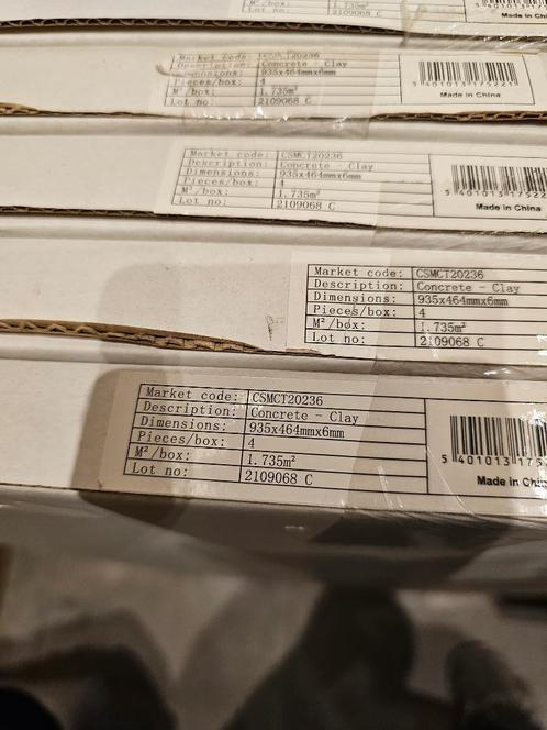 pvc klik laminaat vloer, Doe-het-zelf en Bouw, Vloerdelen en Plavuizen, Nieuw, Laminaat, Kunststof, 50 tot 150 cm, 30 cm of meer