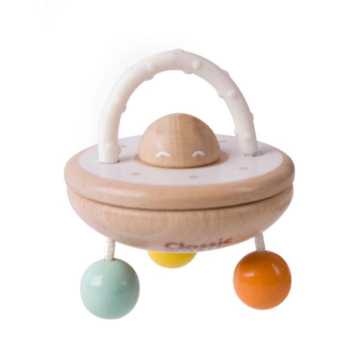 Rammelaar UFO (ruimtevaart), Kinderen en Baby's, Kraamcadeaus en Geboorteborden, Nieuw, Kraamcadeau, Ophalen of Verzenden