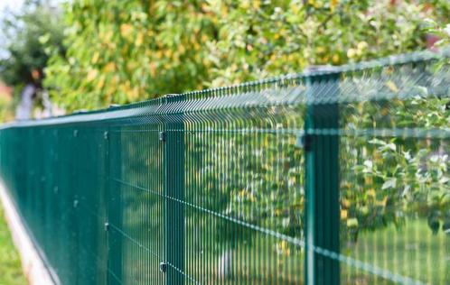 Promo! 20m draadpanelen 193cm hoog groen + palen, Tuin en Terras, Gaas en Draad, Nieuw, Ophalen