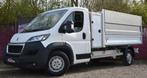 Peugeot Boxer 2.0HDI NEUF BENNE BASCULANTE NAV CLIM 18.597KM, Autos, Camionnettes & Utilitaires, 120 kW, Achat, 3 places, 4 cylindres
